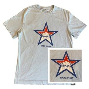 Eddie Bauer Classic Fit Outdoors Mountain Graphic Tee Men’s L Short Sleeve Shirt